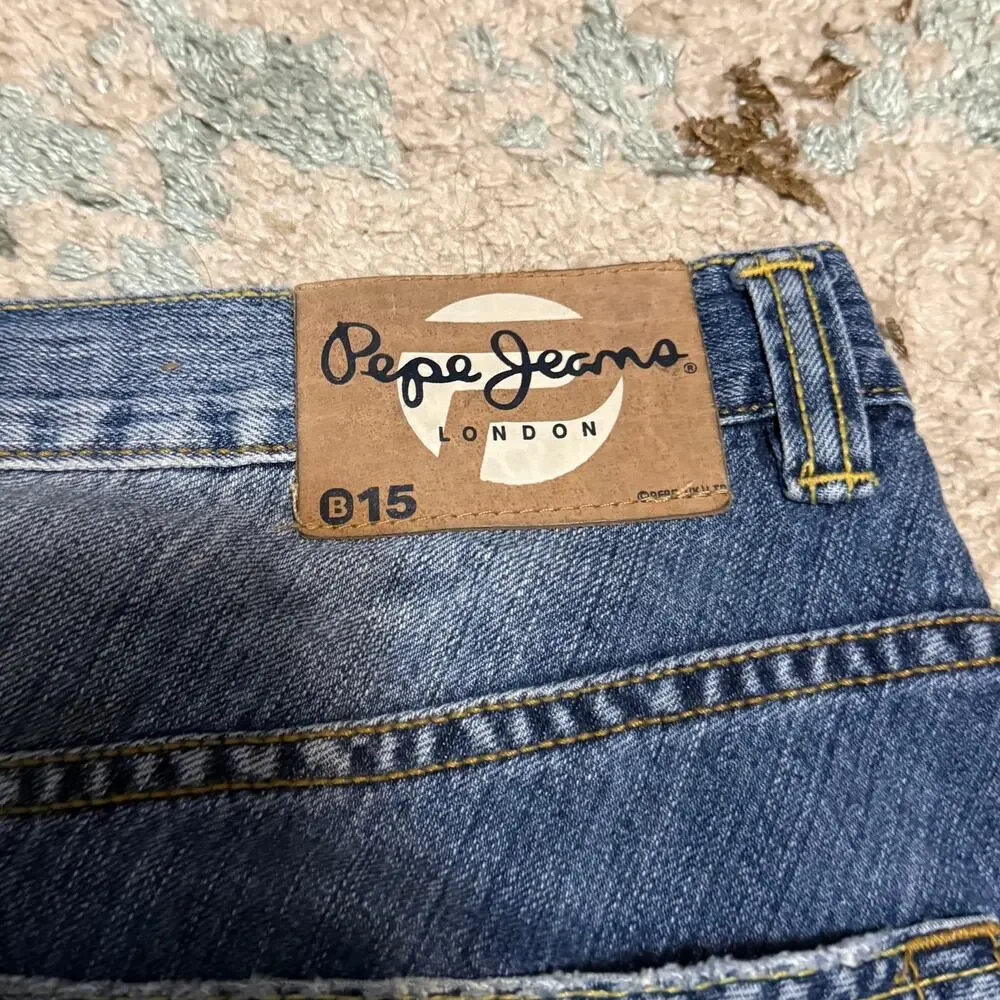 Vintage Pepe Jeans London Baggy Jeans Size 38x33 Y2K - Picture 4 of 6